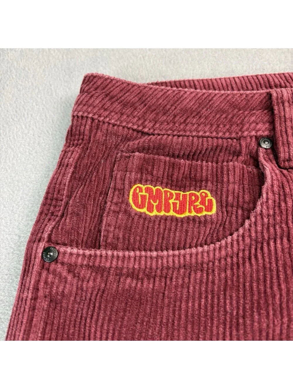 Empyre Corduroy Pants Size 32x29 in. Burgundy